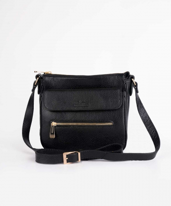 کیف دوشی چرم طبیعی زنانه شیفر Shifer مدل 9013B