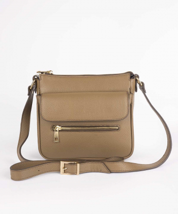 کیف دوشی چرم طبیعی زنانه شیفر Shifer مدل 9013B