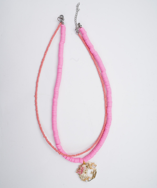 گردنبند زنانه قلم فلزی مدل necklace2L03