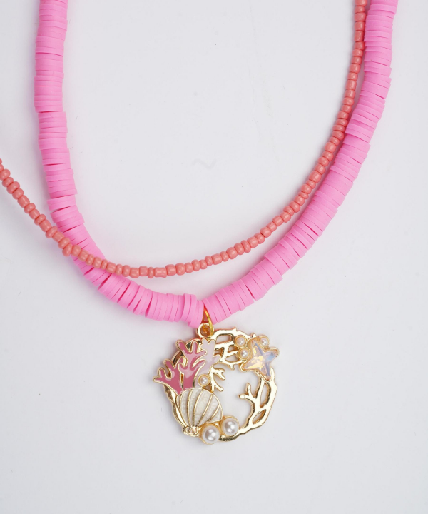 گردنبند زنانه قلم فلزی مدل necklace2L03