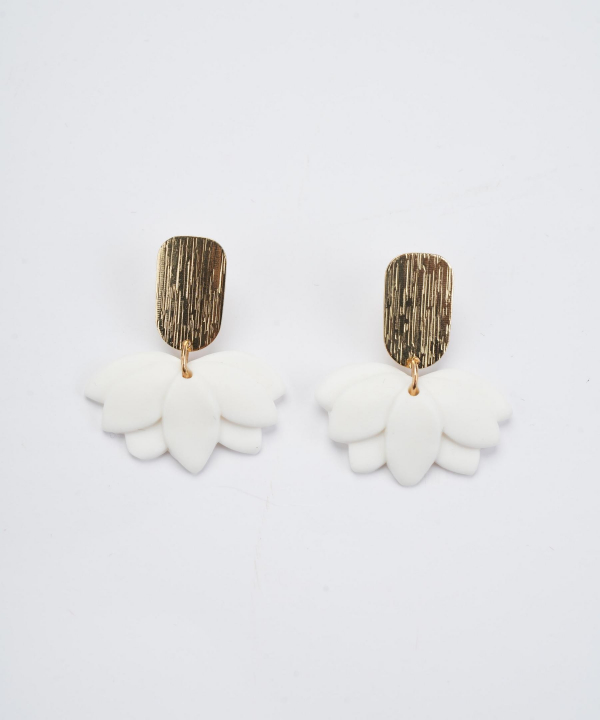 گوشواره زنانه قلم فلزی مدل earringpoli17