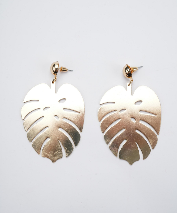 گوشواره زنانه قلم فلزی مدل earringMgold01