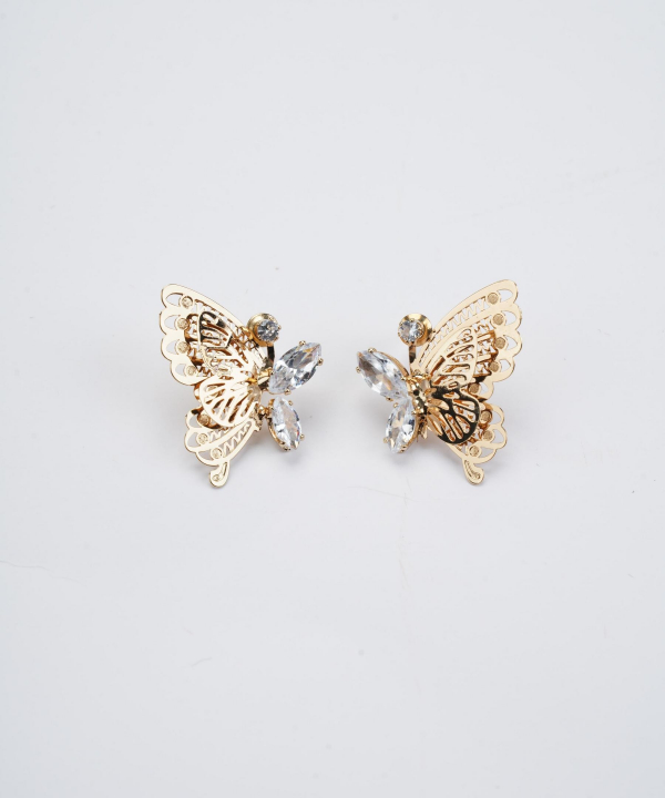 گوشواره زنانه قلم فلزی مدل earringMgold13