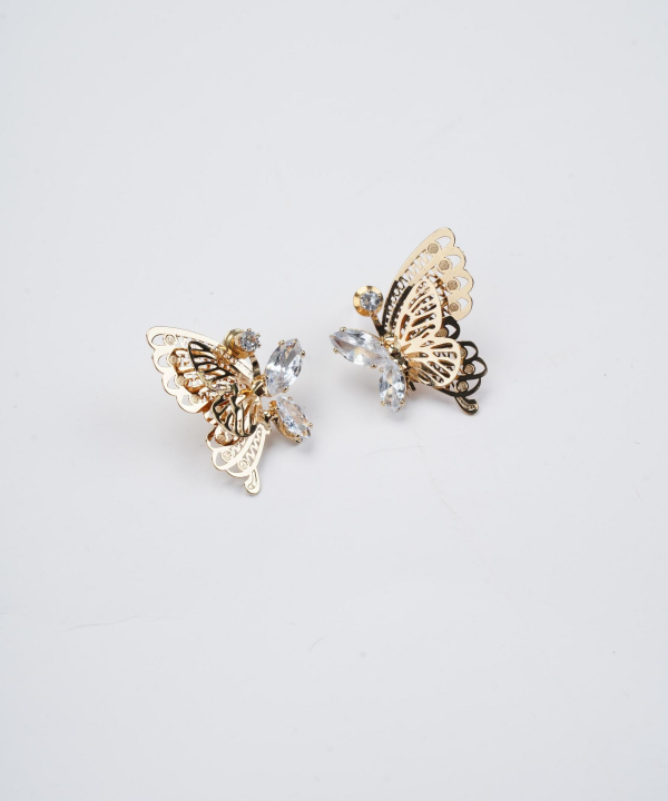 گوشواره زنانه قلم فلزی مدل earringMgold13
