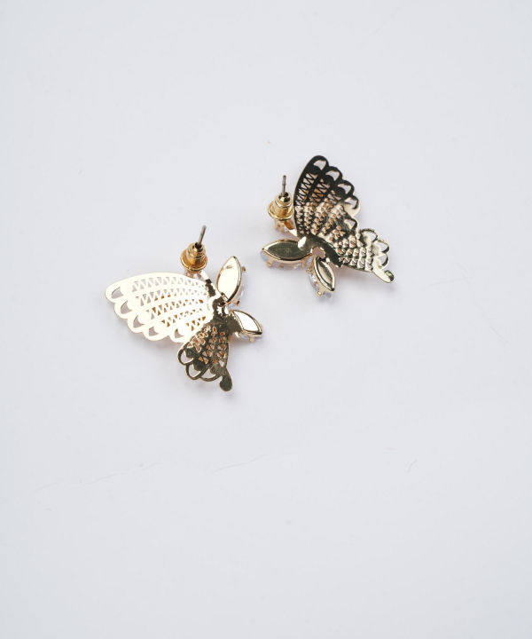 گوشواره زنانه قلم فلزی مدل earringMgold13