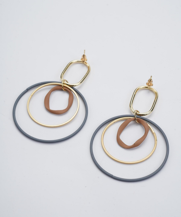 گوشواره زنانه قلم فلزی مدل earringMODERN07