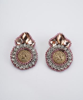 گوشواره زنانه قلم فلزي مدل earringLE58
