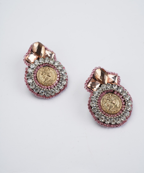گوشواره زنانه قلم فلزی مدل earringLE58