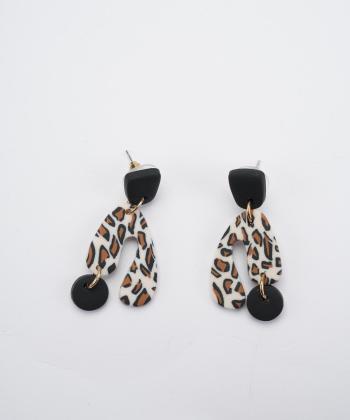 گوشواره زنانه قلم فلزي مدل earringpoli16