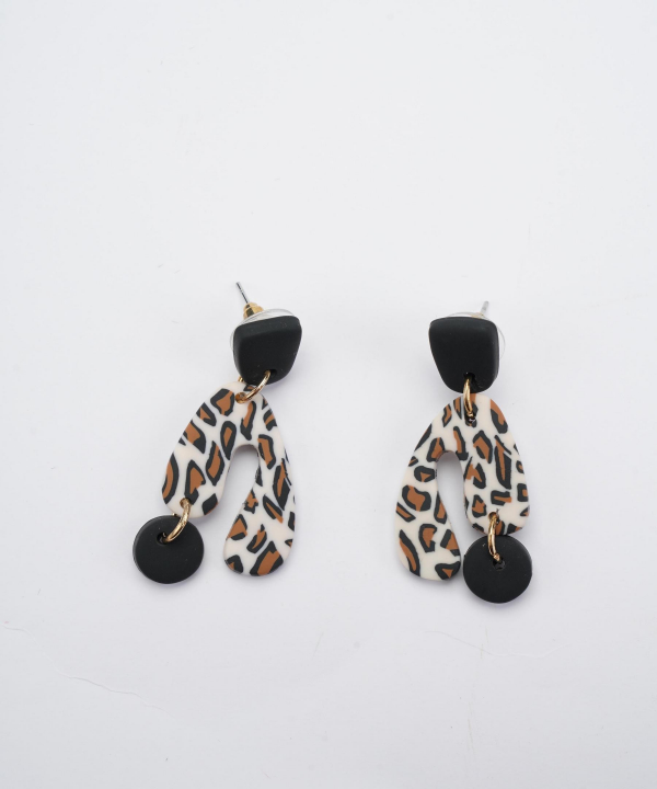 گوشواره زنانه قلم فلزی مدل earringpoli16