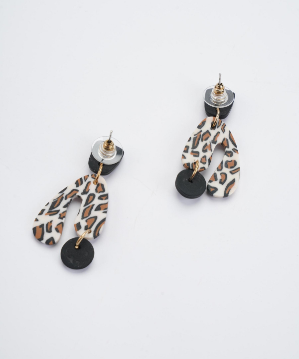 گوشواره زنانه قلم فلزی مدل earringpoli16