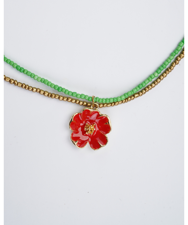 گردنبند زنانه قلم فلزي مدل necklaceMo2L01