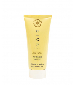 اسکراب بدن دیون لاندن Dion London مدل Mandarin, Lime & Basil حجم 100 میلی لیتر