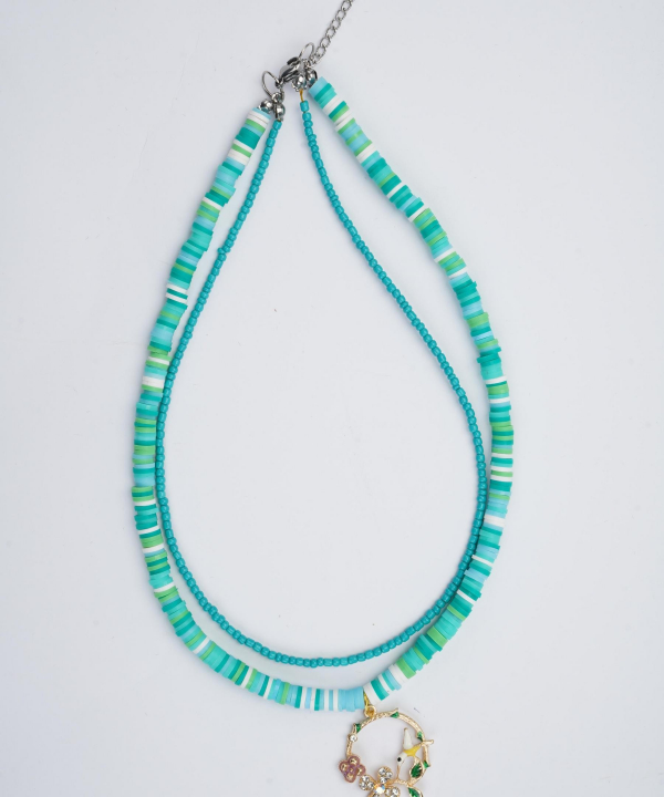 گردنبند زنانه قلم فلزی مدل necklace2L12