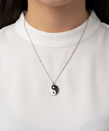 گردنبند زنانه قلم فلزي مدل necklaceChain02