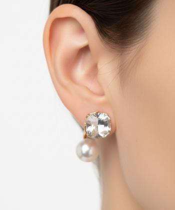 گوشواره زنانه قلم فلزي مدل earringluxury03