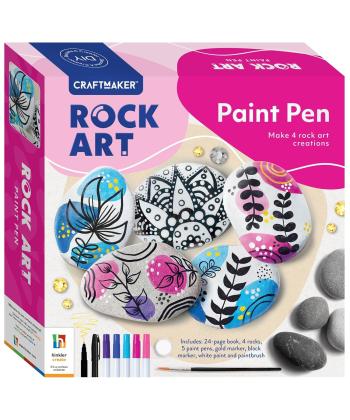 كتاب CraftMaker Paint Pen Rock Art Kit