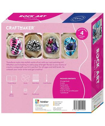 كتاب CraftMaker Paint Pen Rock Art Kit