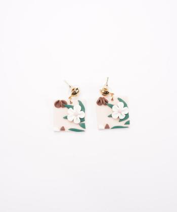 گوشواره زنانه قلم فلزي مدل earringpoli10