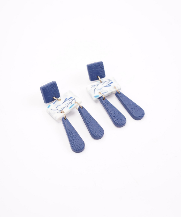 گوشواره زنانه قلم فلزی مدل earringpoli11