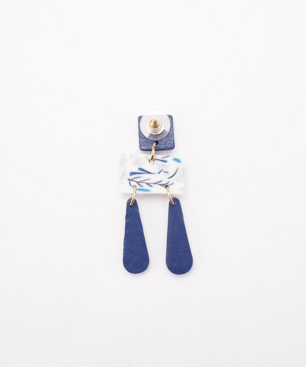 گوشواره زنانه قلم فلزی مدل earringpoli11