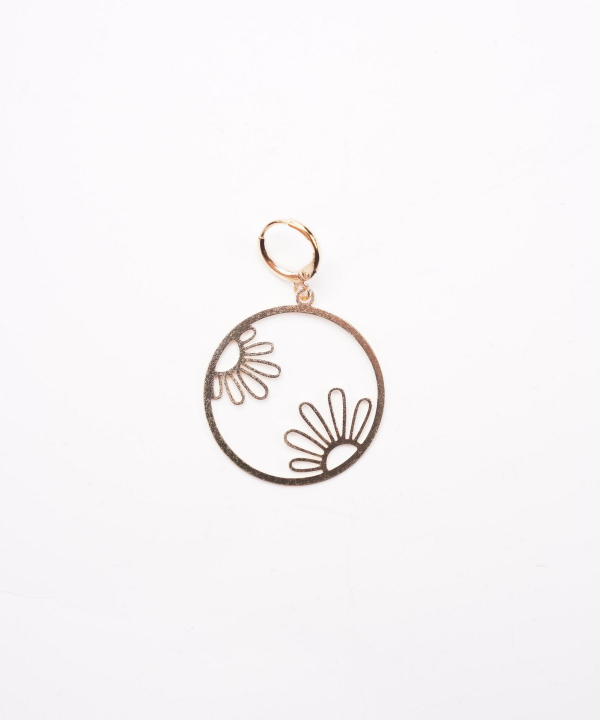 گوشواره زنانه قلم فلزی مدل earringMgold09