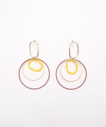 گوشواره زنانه قلم فلزي مدل earringMODERN06