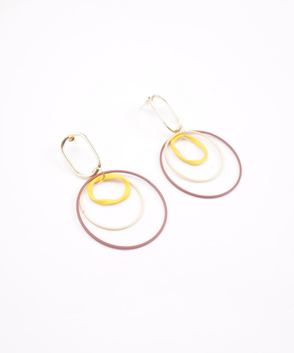گوشواره زنانه قلم فلزی مدل earringMODERN06