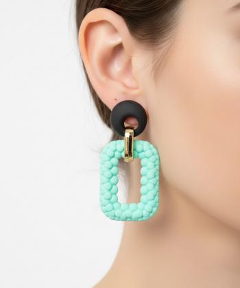 گوشواره زنانه قلم فلزي مدل earringMODERN11