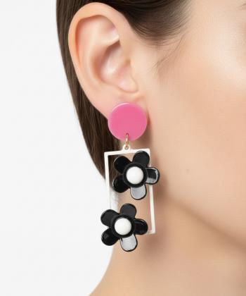 گوشواره زنانه قلم فلزي مدل earringMODERN16