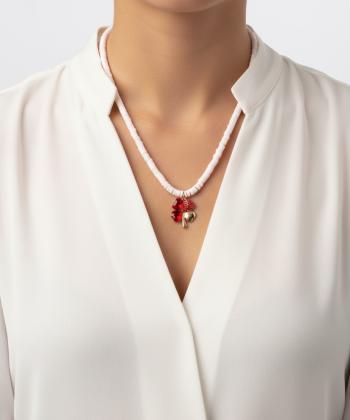 گردنبند زنانه قلم فلزي مدل necklacefimo04