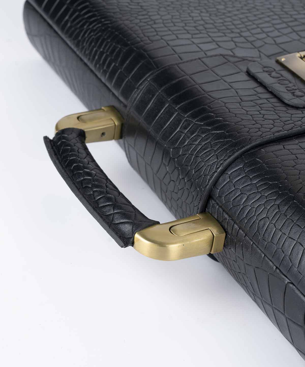 کیف سامسونت مردانه چرم کروکو Croco Leather مدل پینتون