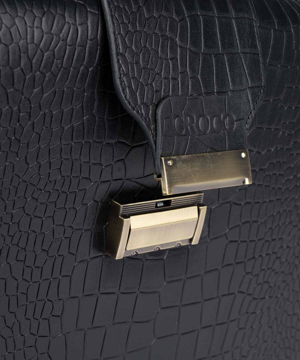 کیف سامسونت مردانه چرم کروکو Croco Leather مدل پینتون
