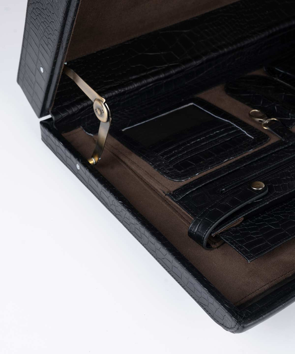 کیف سامسونت مردانه چرم کروکو Croco Leather مدل پینتون