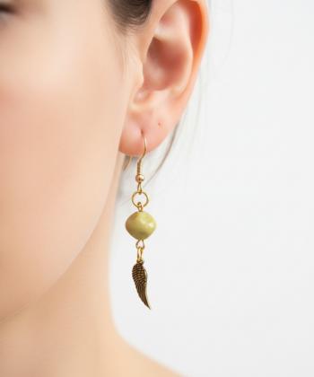 گوشواره زنانه قلم فلزي مدل earringLE09