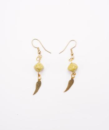 گوشواره زنانه قلم فلزي مدل earringLE09