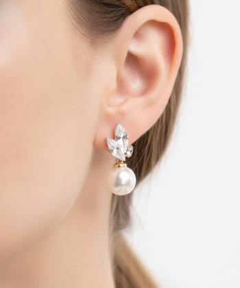 گوشواره زنانه قلم فلزي مدل earringminimal01
