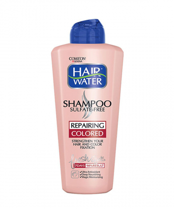 شامپو بدون سولفات مناسب موهای رنگ شده کامان Comeon سری Hair Water حجم 400 میلی لیتر