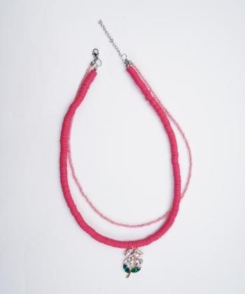 گردنبند زنانه قلم فلزي مدل necklace2L05