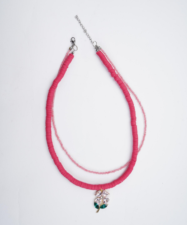 گردنبند زنانه قلم فلزی مدل necklace2L05