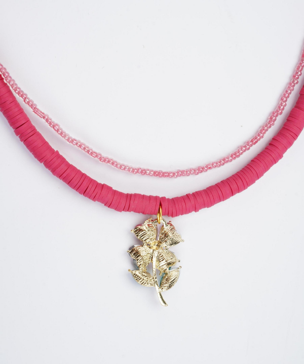 گردنبند زنانه قلم فلزی مدل necklace2L05