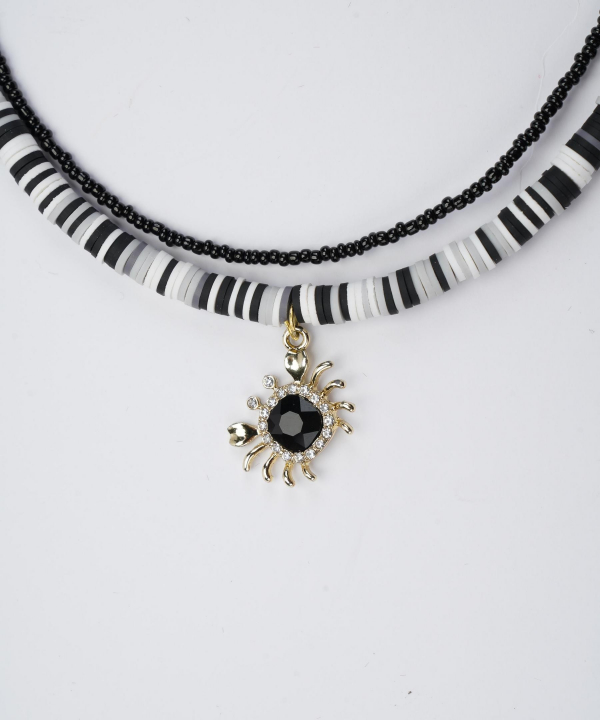گردنبند زنانه قلم فلزی مدل necklace2L08