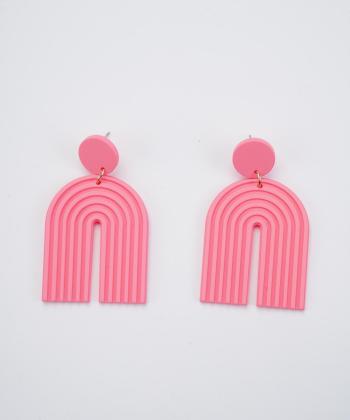 گوشواره زنانه قلم فلزي مدل earringpoli14