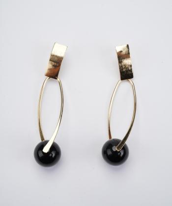 گوشواره زنانه قلم فلزي مدل earringMODERN05