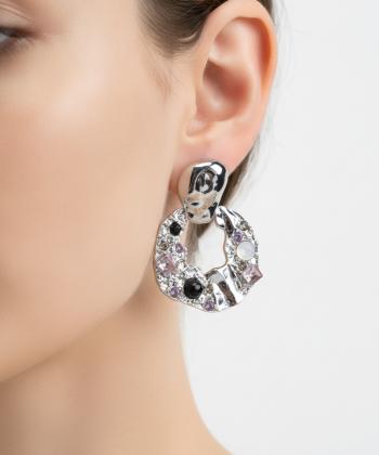 گوشواره زنانه قلم فلزي مدل earringluxury05