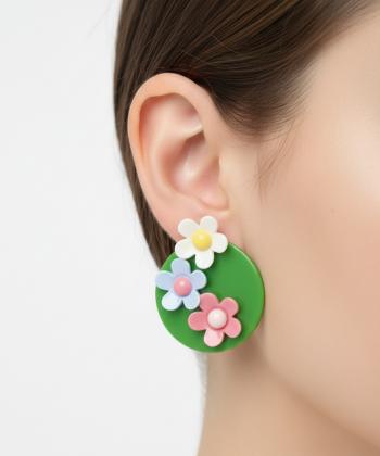 گوشواره زنانه قلم فلزي مدل earringMODERN02