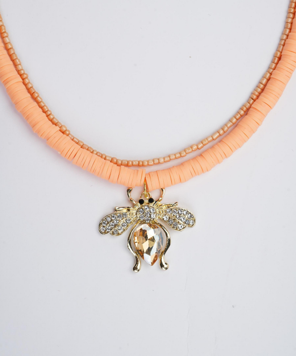 گردنبند زنانه قلم فلزی مدل necklace2L11