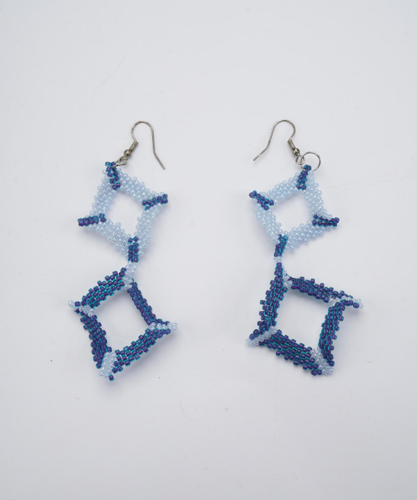 گوشواره زنانه قلم فلزی مدل earringmonjogh02