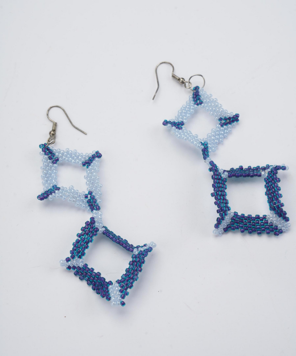 گوشواره زنانه قلم فلزی مدل earringmonjogh02
