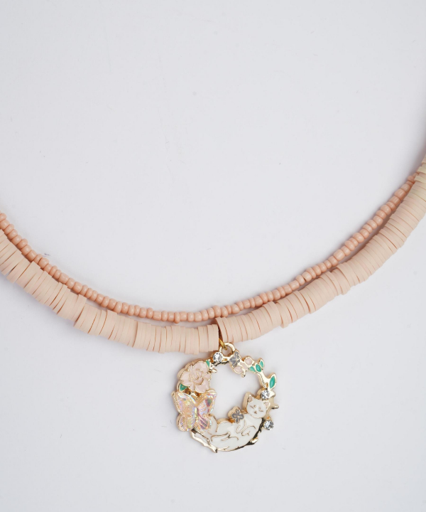 گردنبند زنانه قلم فلزی مدل necklace2L10